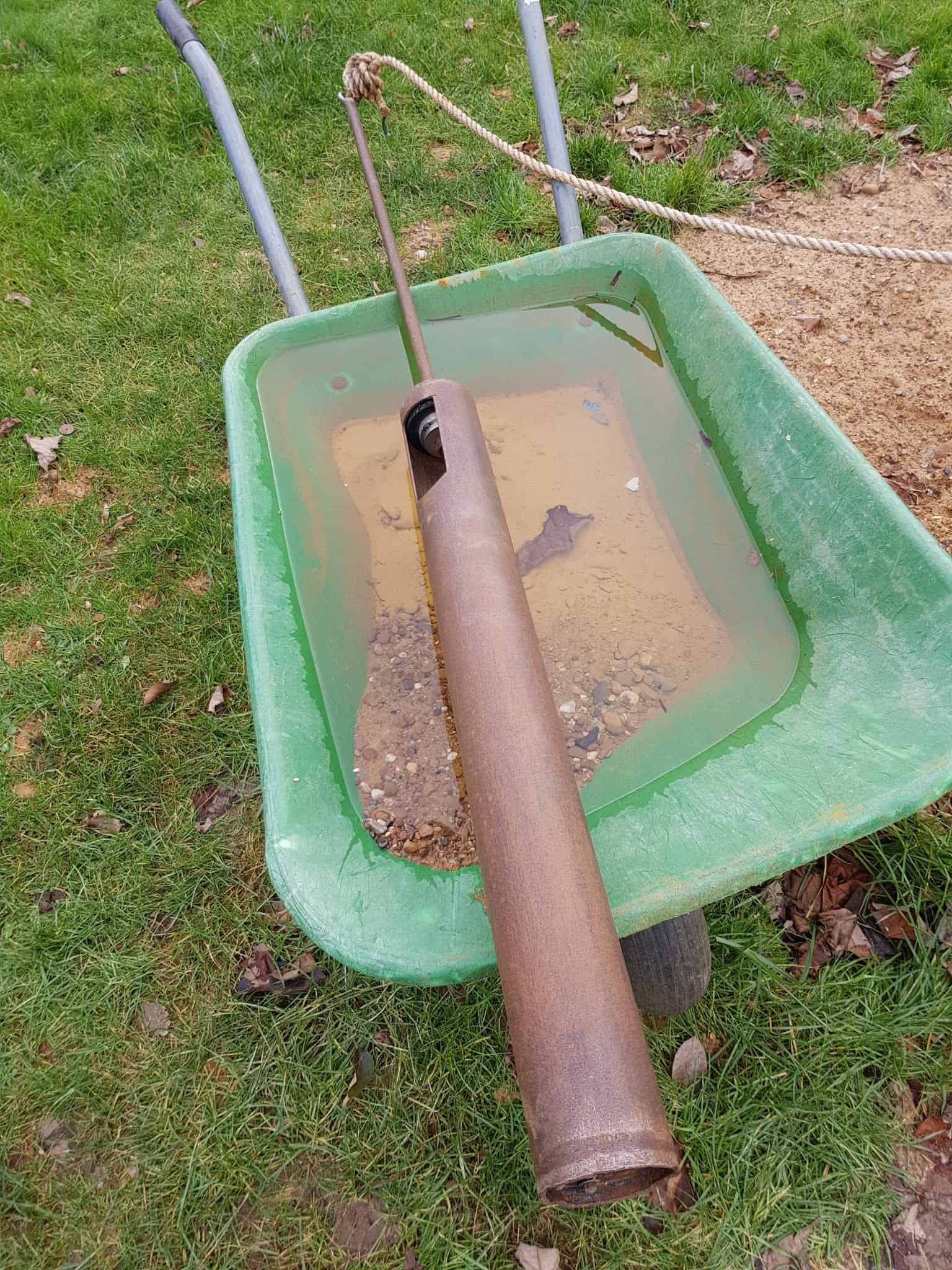 Brunnen bohren grundwasser kiespumpe 