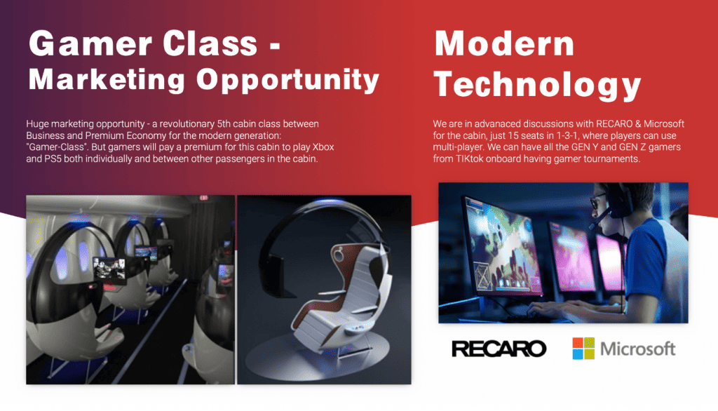 Global Airlines Gamer Class