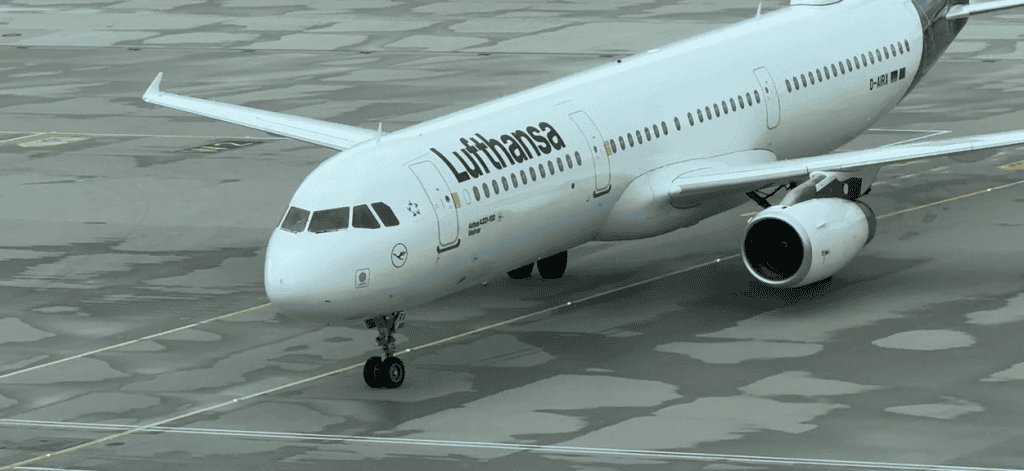 Lufthansa Airbus A321 München Aussichtsplattform 