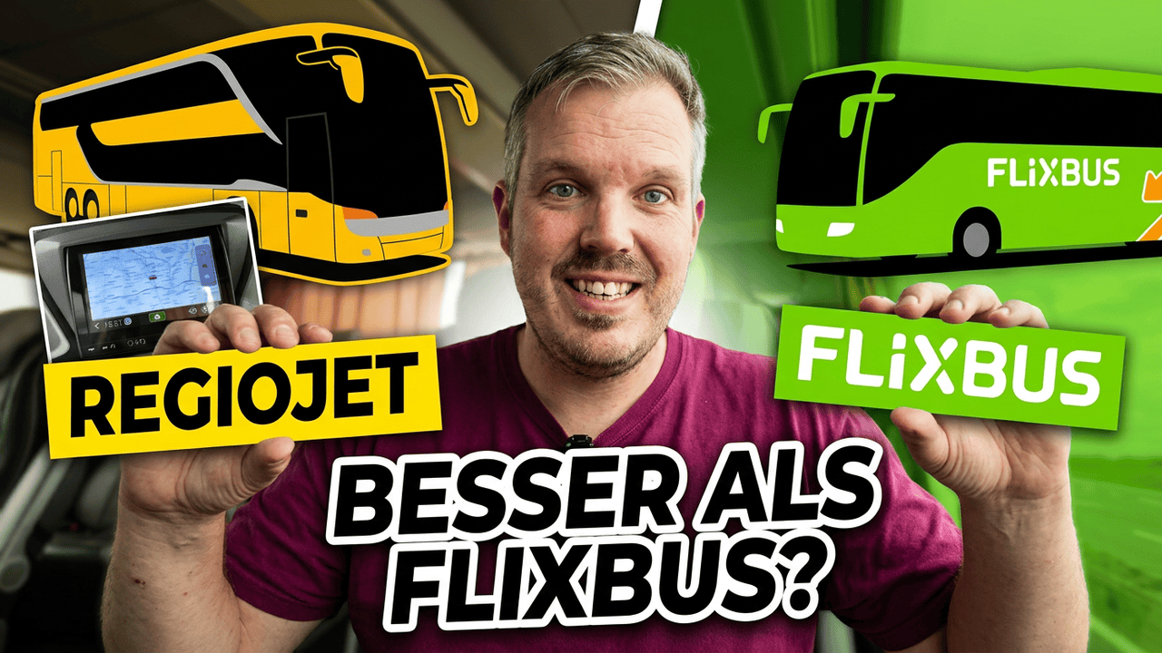 Mit RegioJet nach Prag: Ist der gelbe Fernbus die bessere Alternative zu FlixBus?